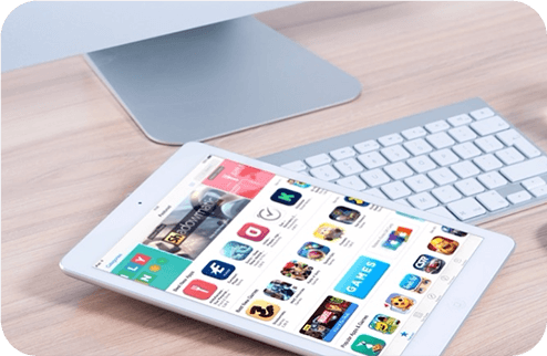 app store on an apple iPad